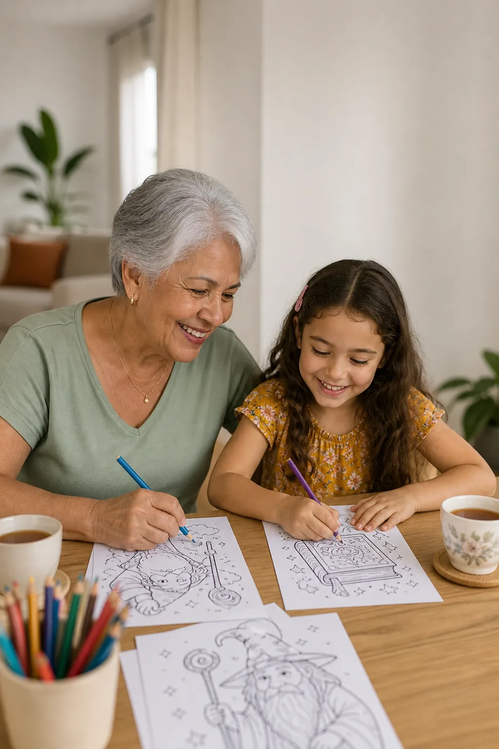desenhos de mago para colorir - 1
