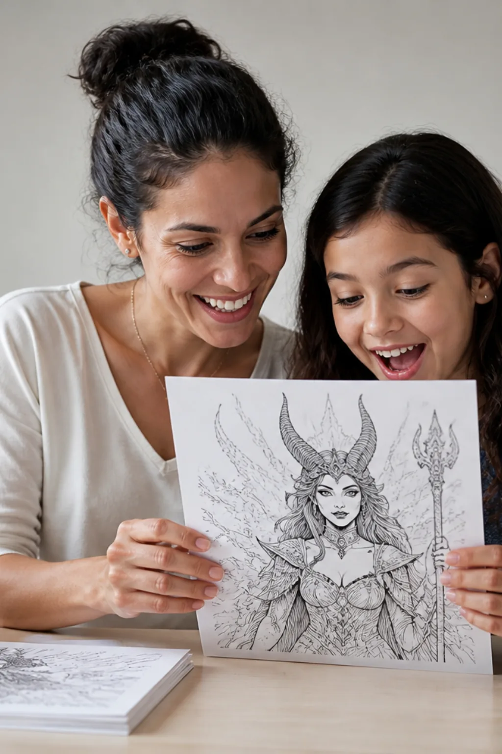 desenhos da Malévola para colorir — exemplo criado na Desenhos pra Colorir