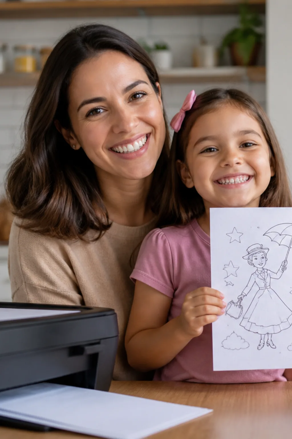 desenhos da Mary Poppins para colorir - 1