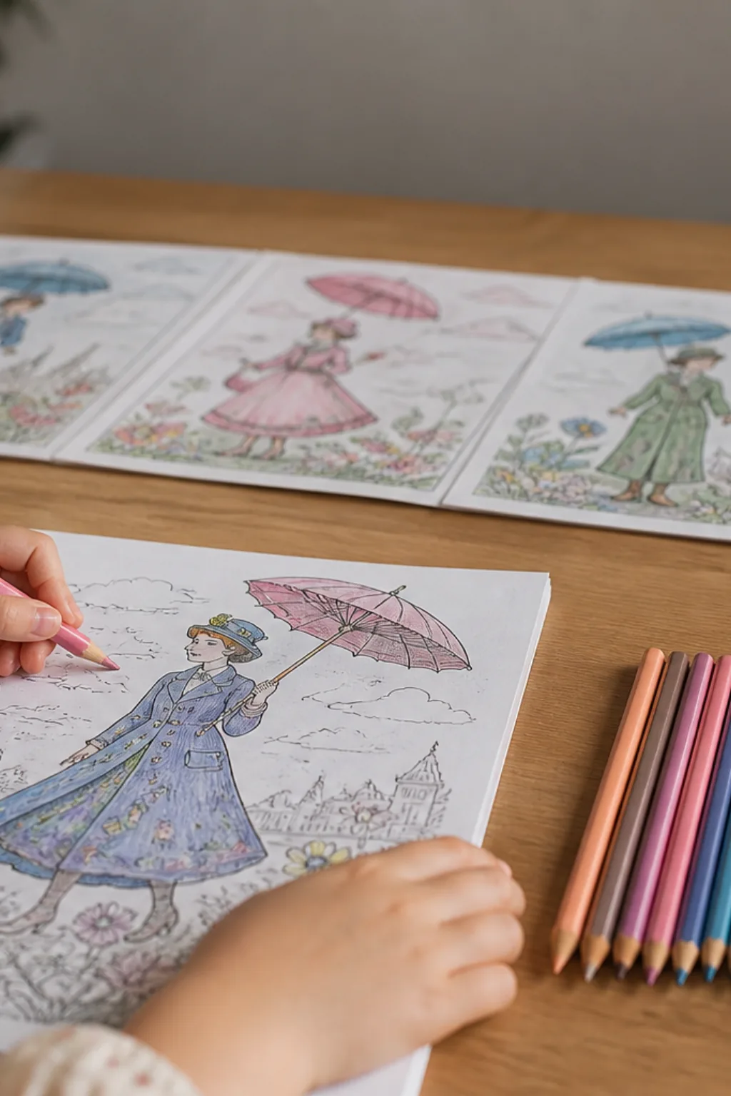 desenhos da Mary Poppins para colorir - 2