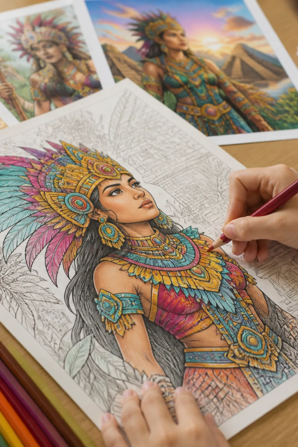 desenhos de Maya e os Três para colorir - 2