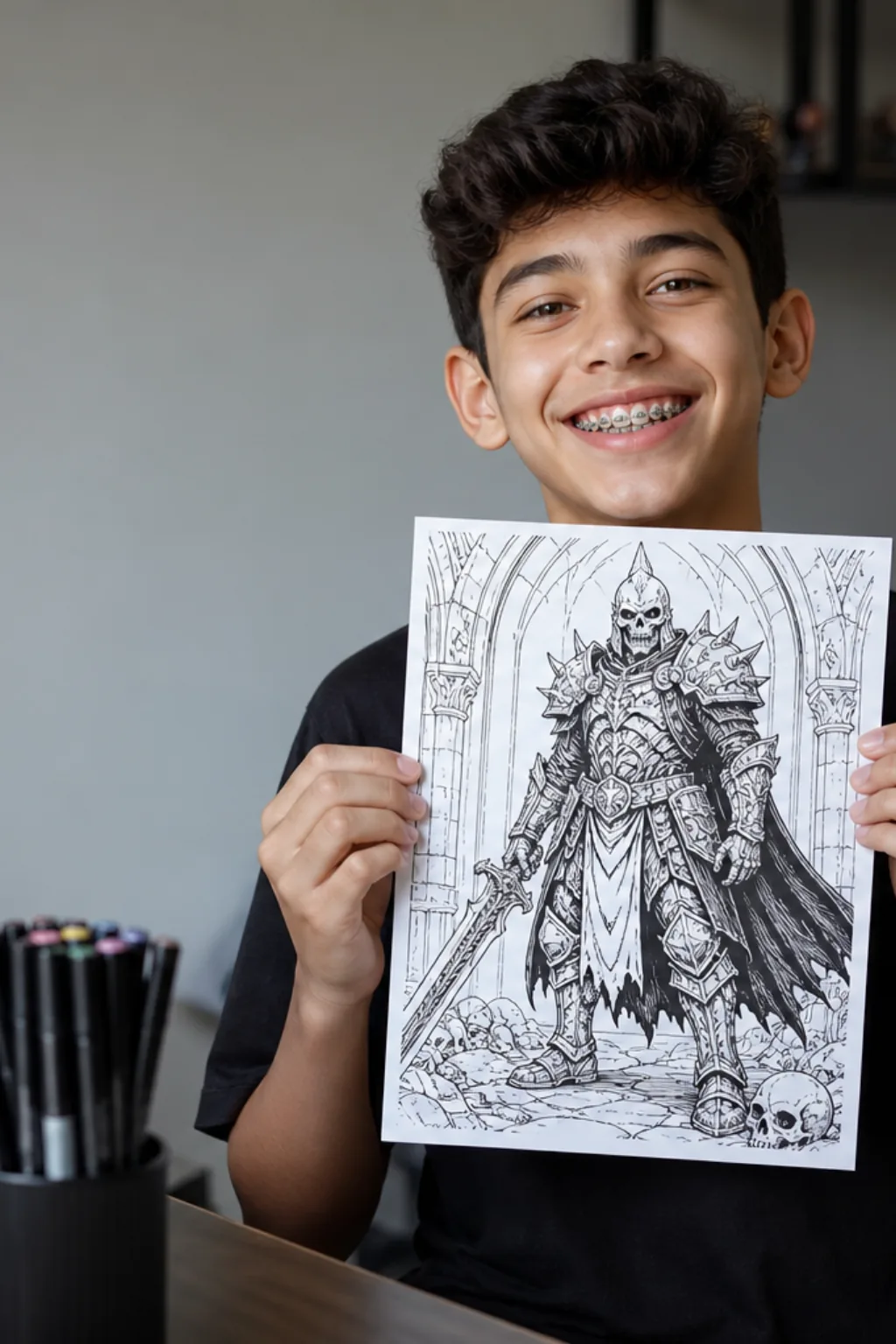 desenhos de MediEvil para colorir — exemplo criado na Desenhos pra Colorir