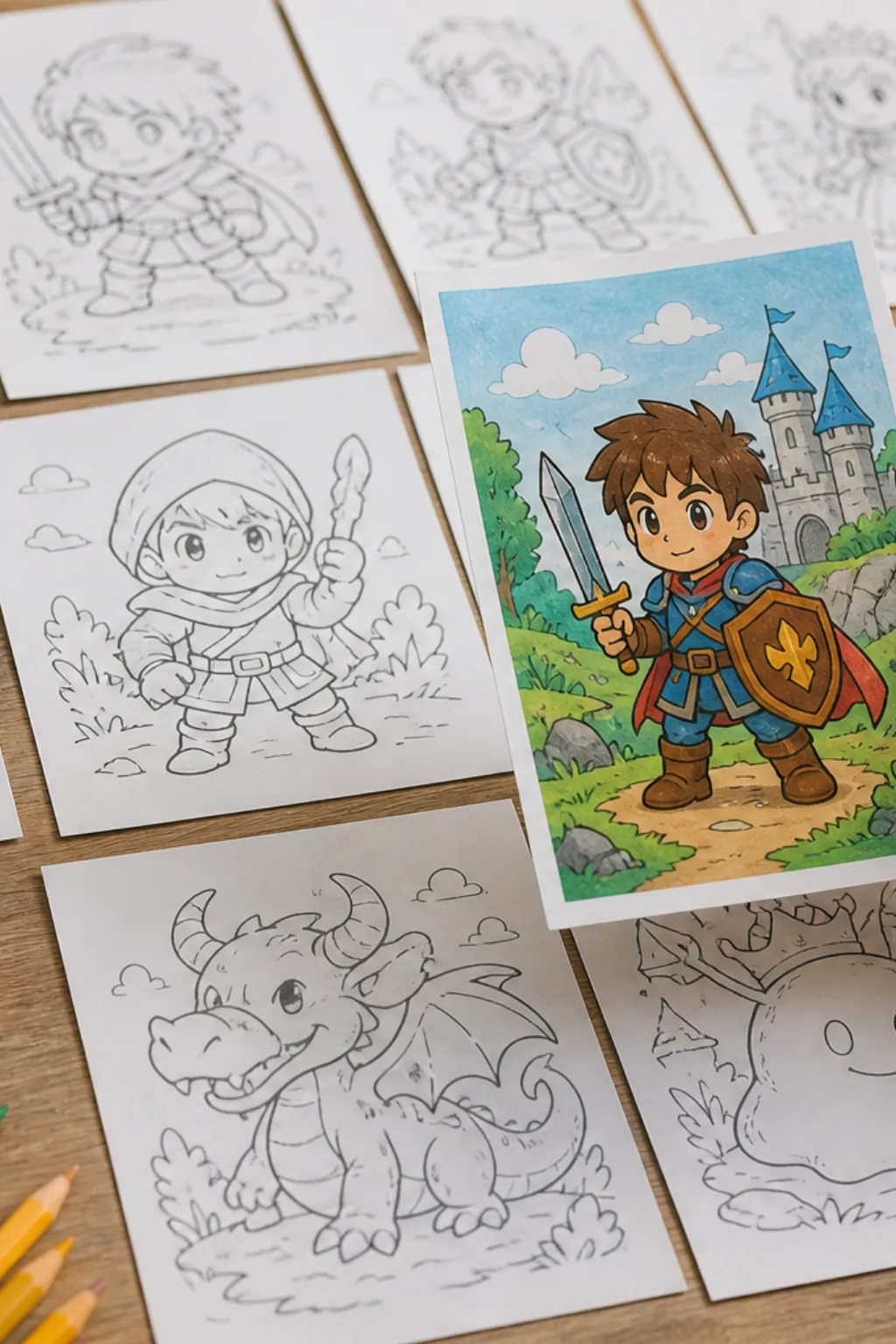 desenhos de Miitopia para colorir - 2