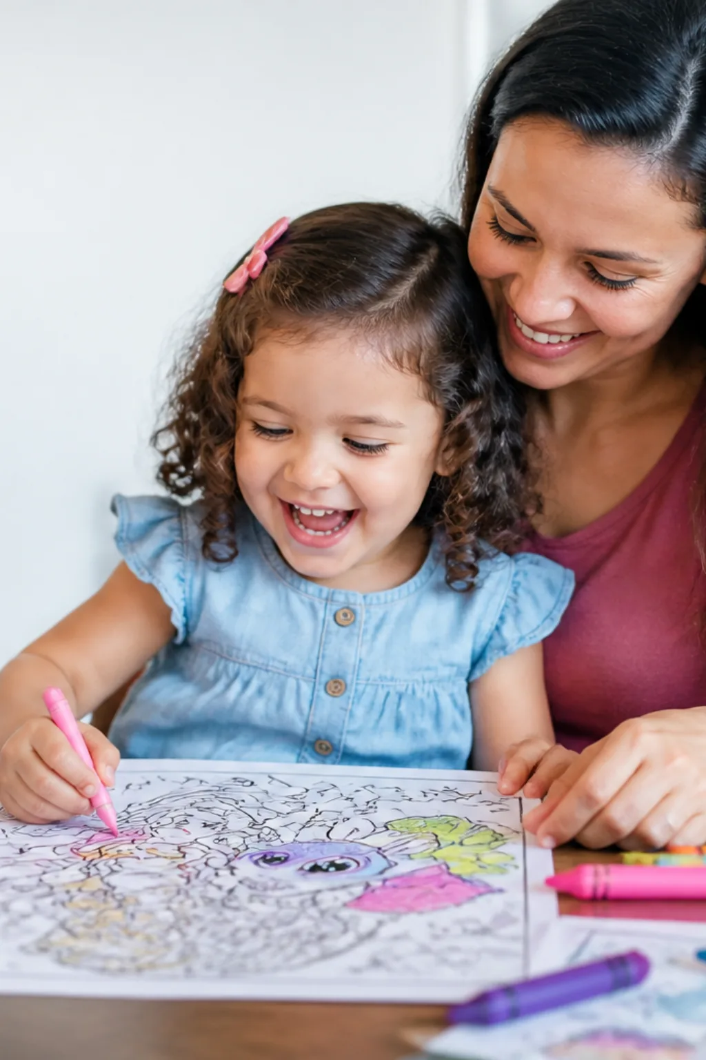 desenhos de Mila e Morphle para colorir — exemplo criado na Desenhos pra Colorir