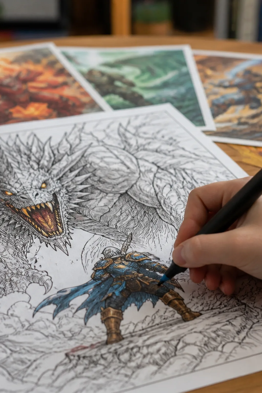 desenhos de Monster Hunter para colorir - 2