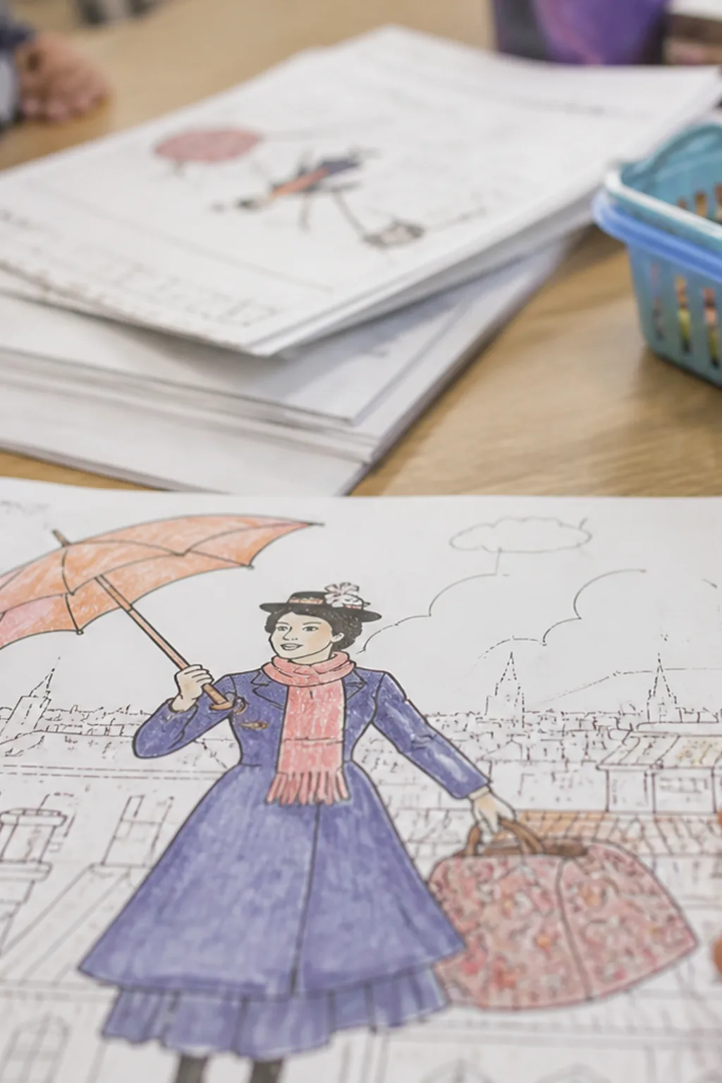 desenhos da Nanny McPhee para colorir - 2