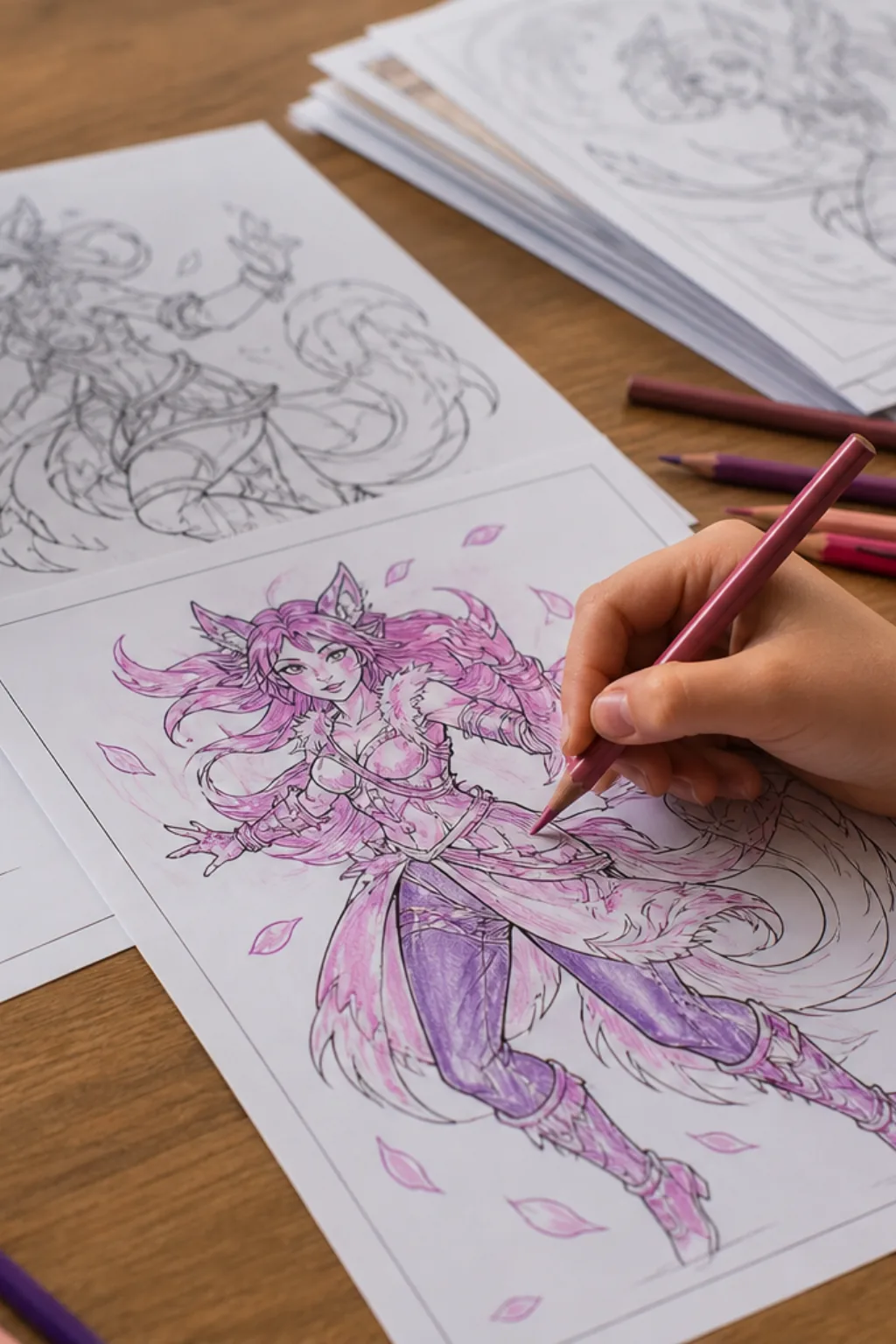 desenhos da Nimona para colorir - 2