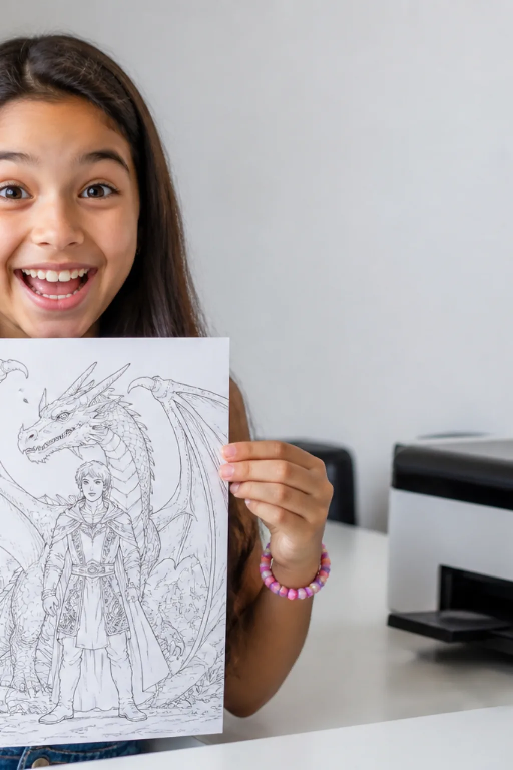 desenhos da série O Príncipe Dragão para colorir - 1