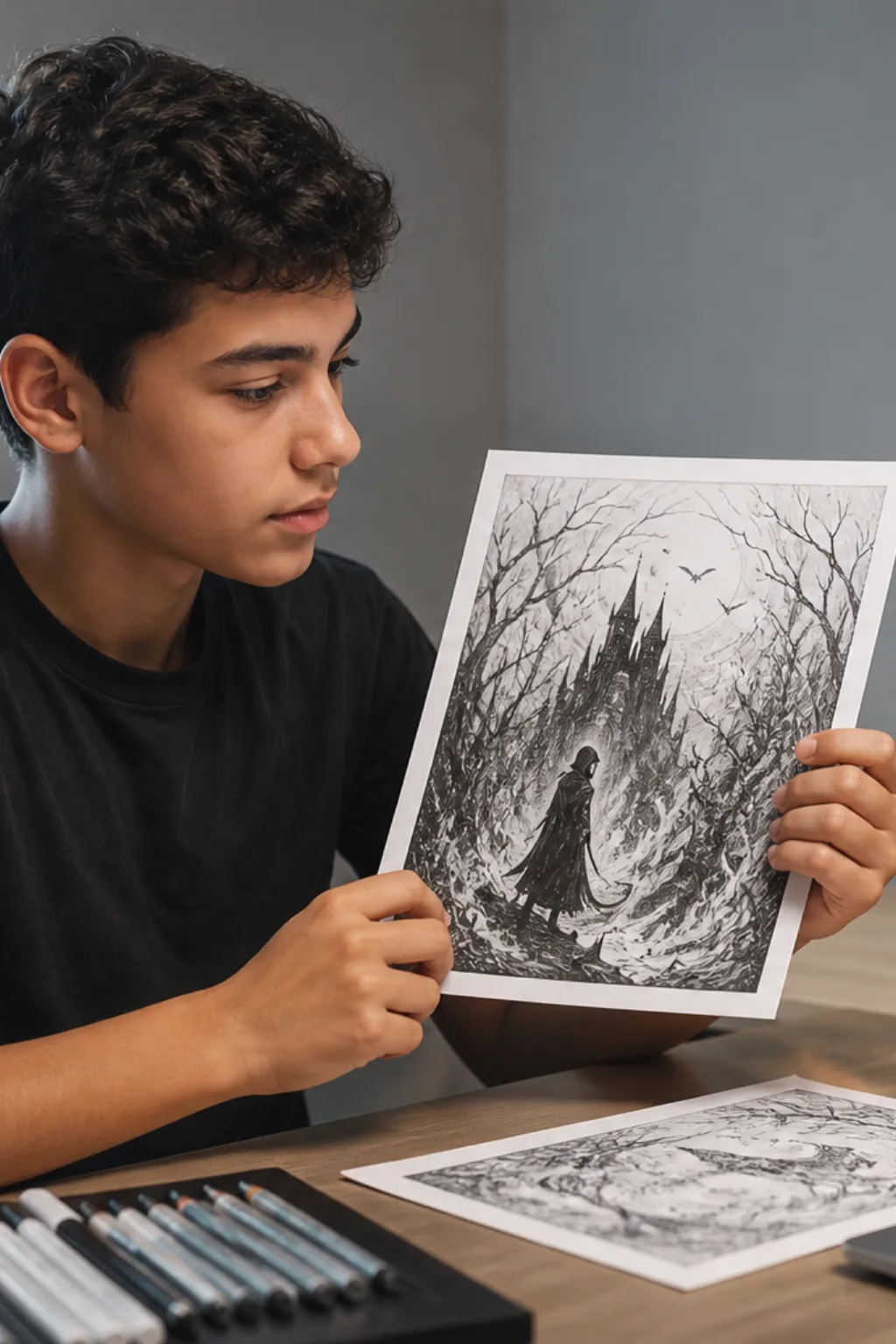 desenhos da série O Vazio para colorir - 1