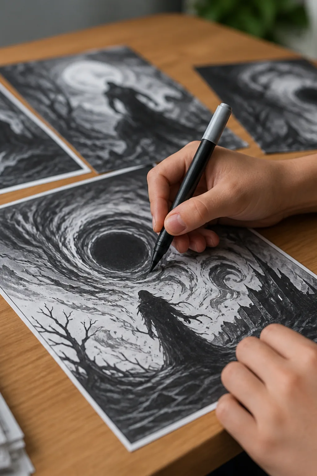 desenhos da série O Vazio para colorir - 2