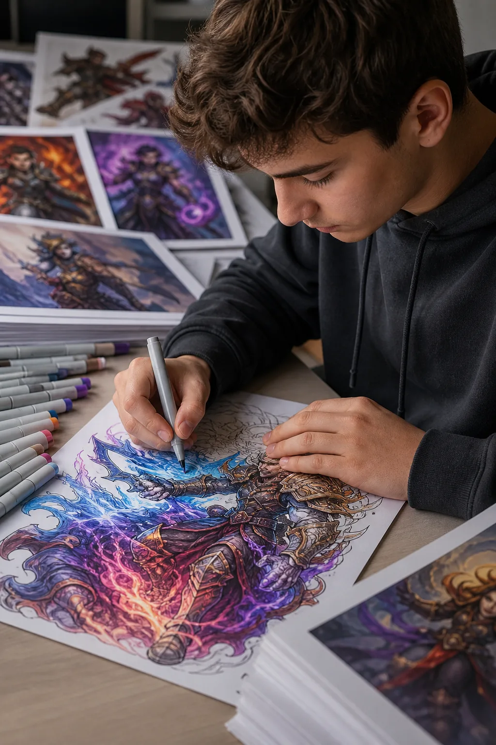 desenhos de Paladins para colorir - 2