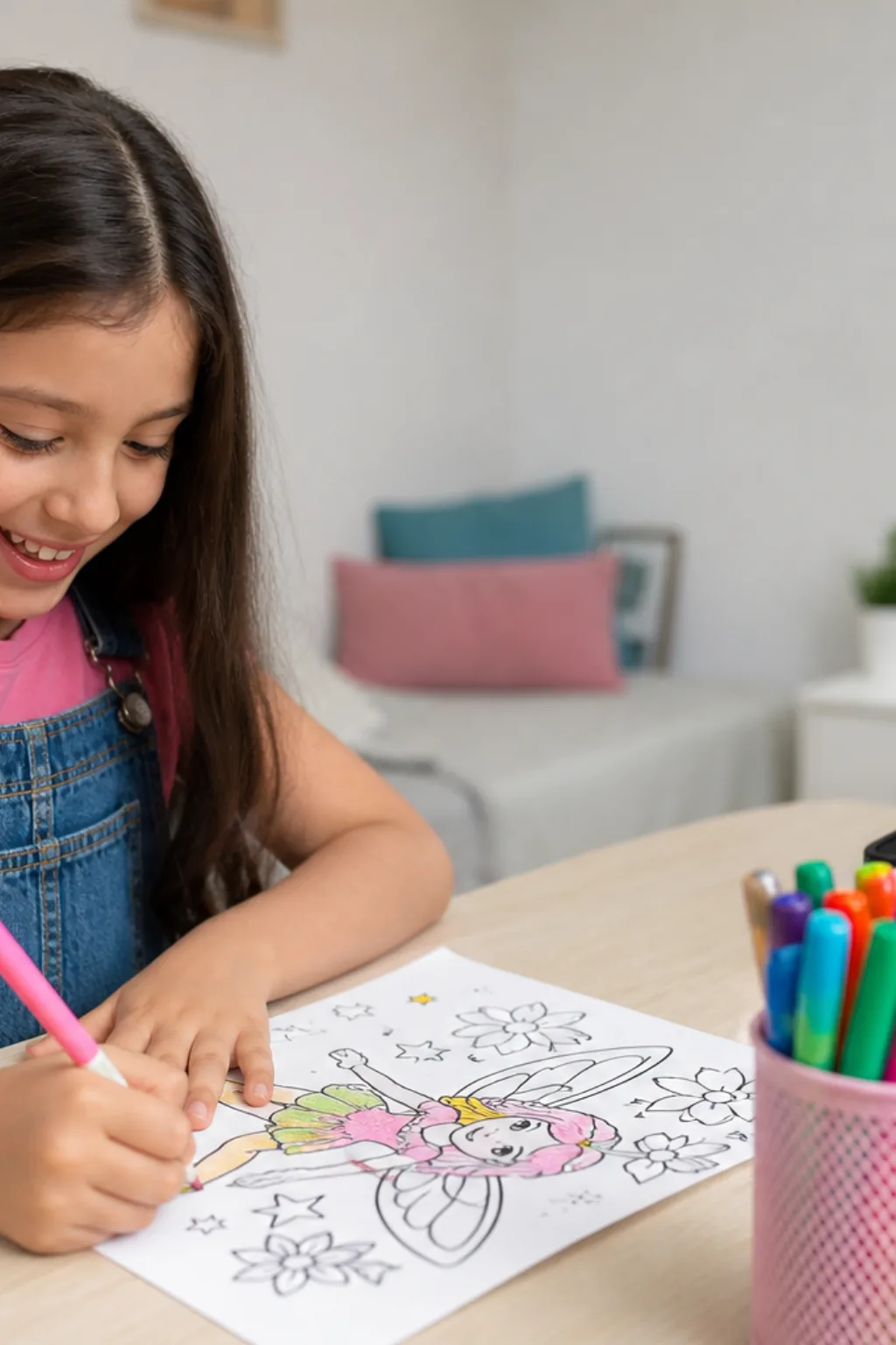 desenhos de PopPixie para colorir — exemplo criado na Desenhos pra Colorir