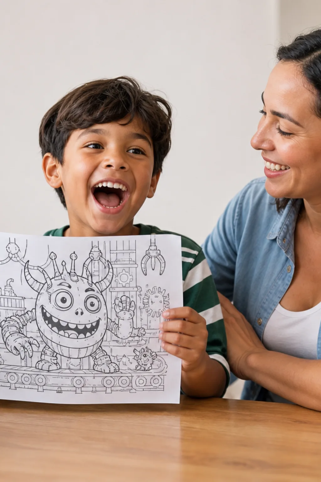 desenhos para colorir de Poppy Playtime — exemplo criado na Desenhos pra Colorir