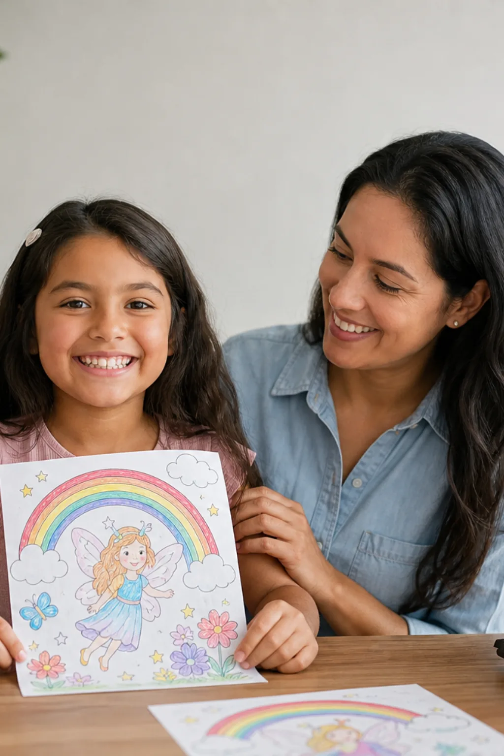 desenhos de Rainbow Magic para colorir — exemplo criado na Desenhos pra Colorir