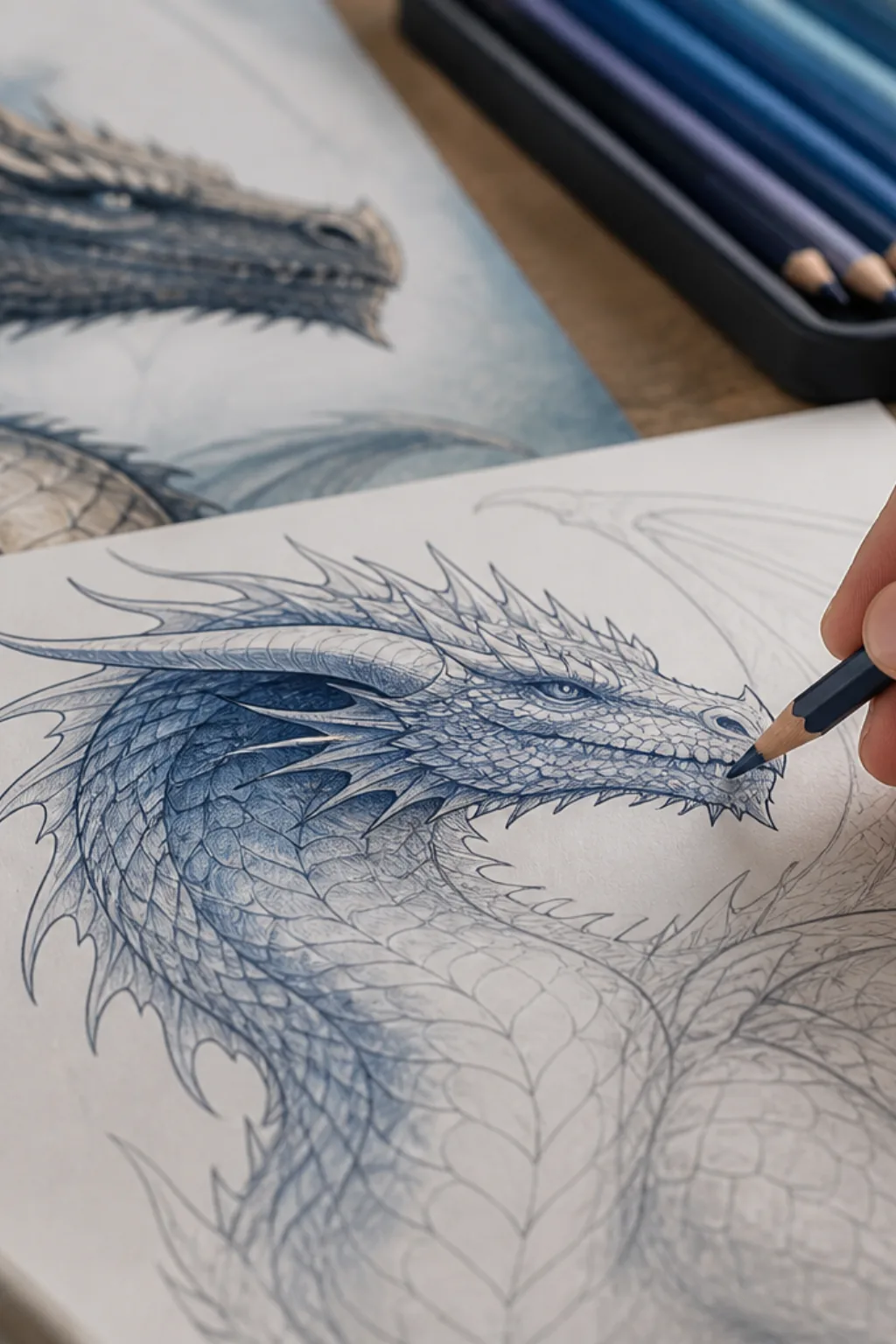 desenhos de fantasia realistas para colorir - 2