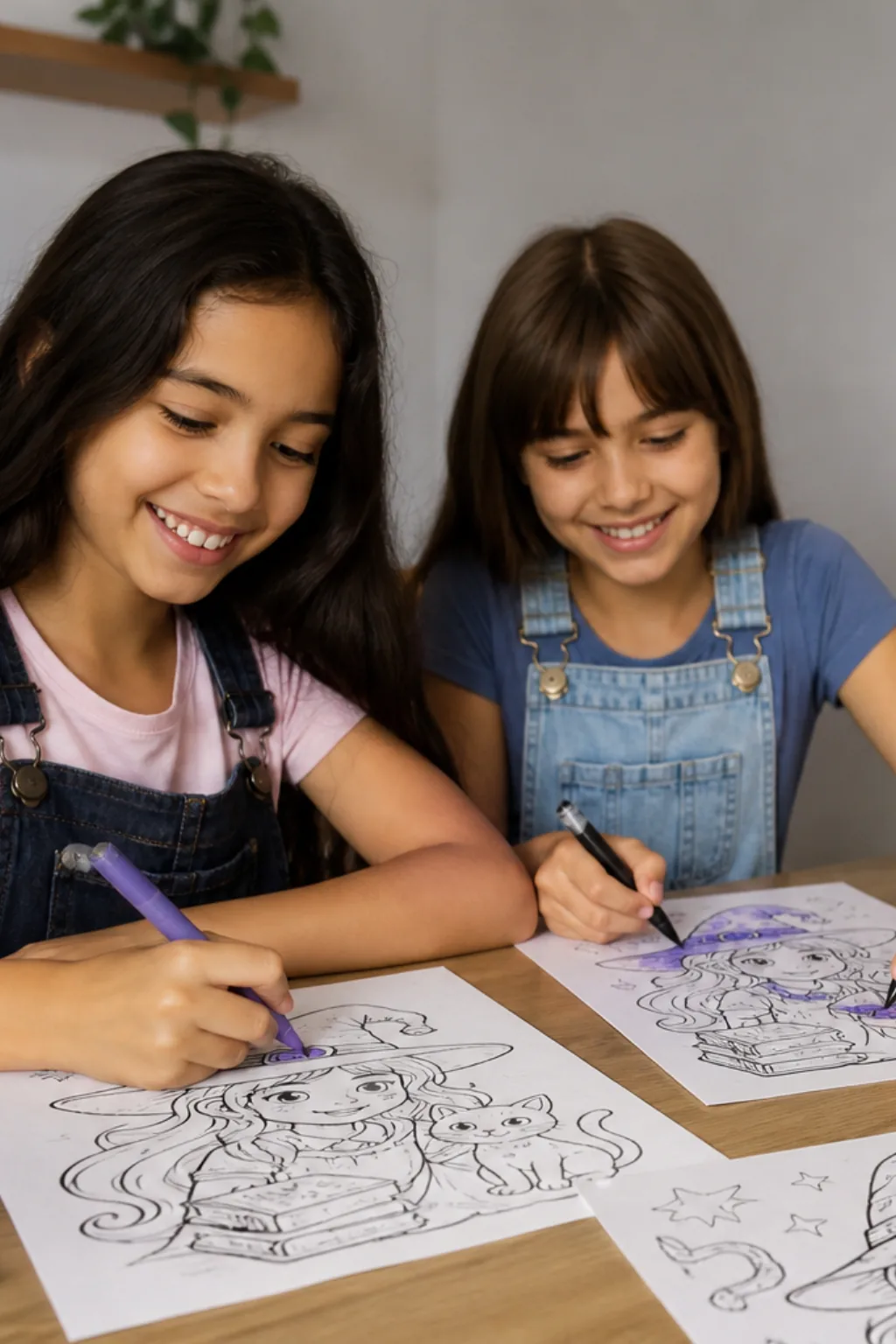 desenhos de Sabrina, Aprendiz de Feiticeira, para colorir — exemplo criado na Desenhos pra Colorir