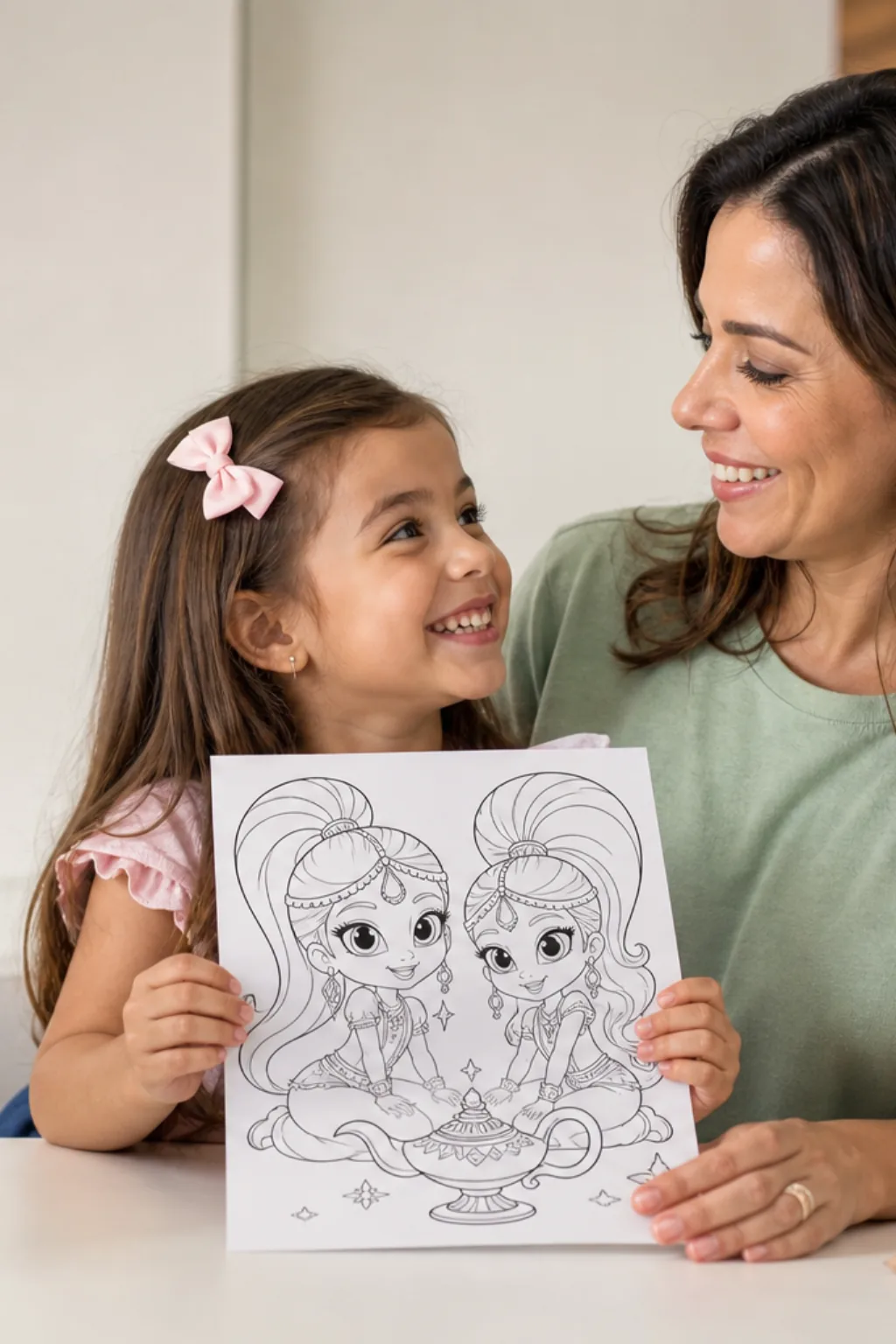 desenhos de Shimmer e Shine para colorir - 1