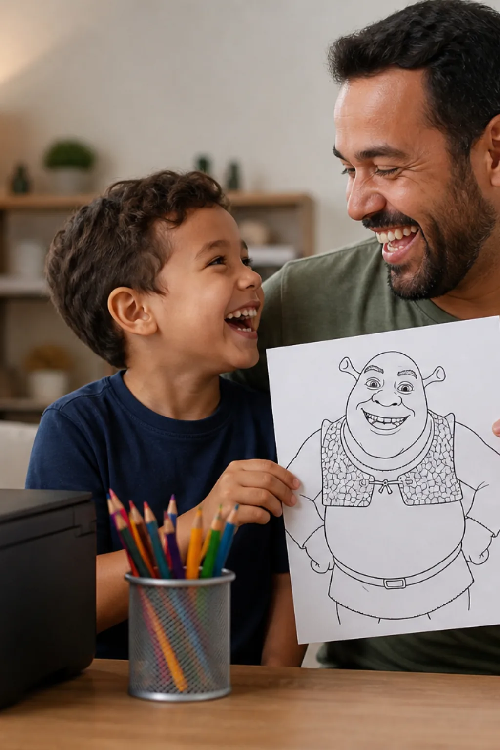 desenho do shrek para colorir - 1
