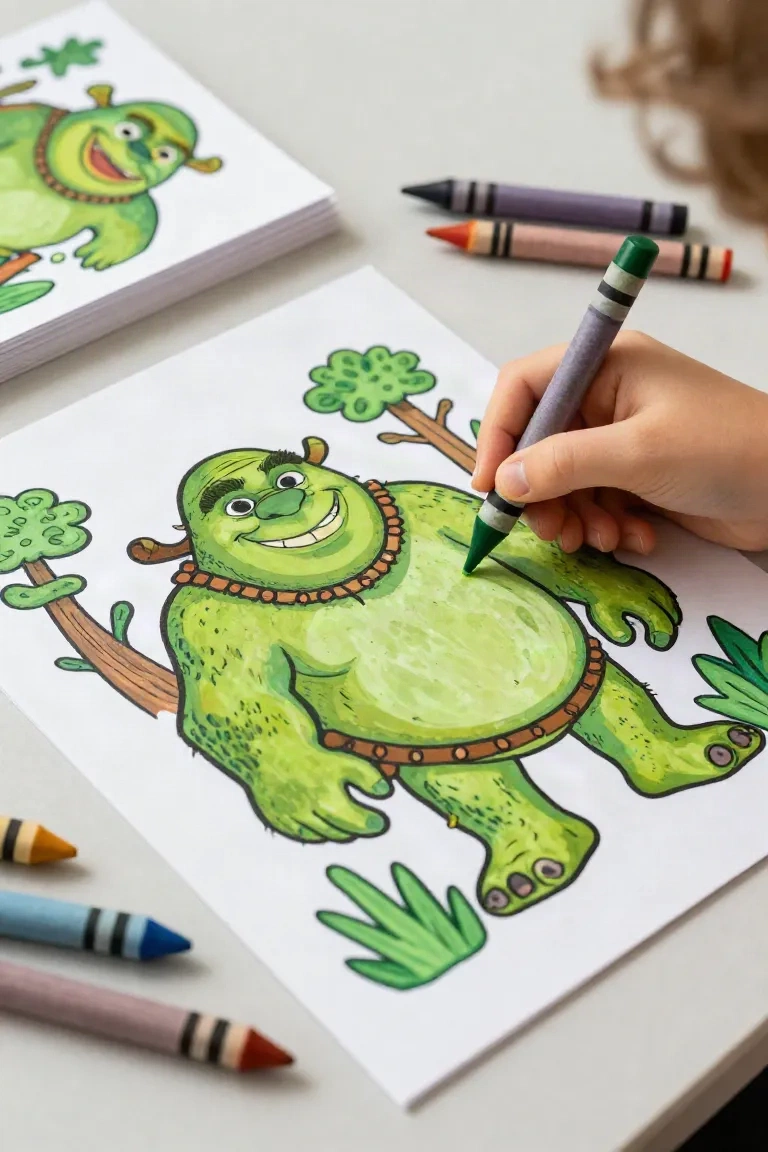 desenho do shrek para colorir - 2