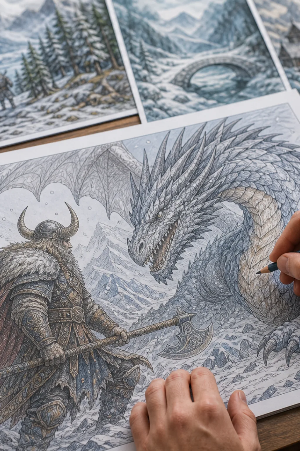 desenhos de Skyrim para colorir - 2