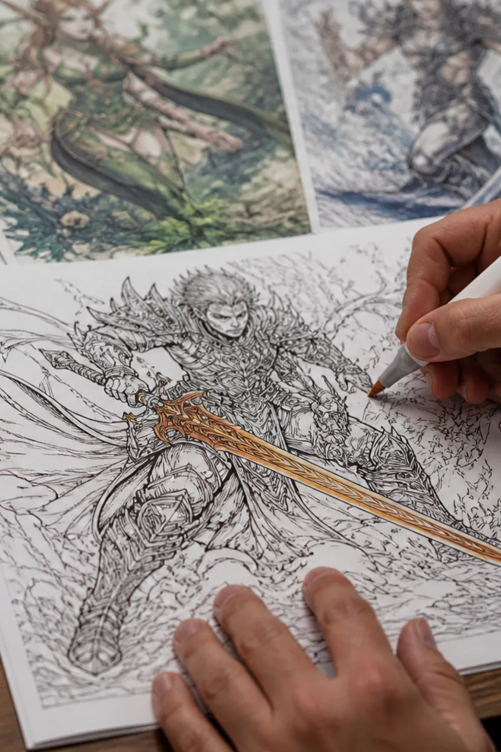 desenhos de Soul Calibur para colorir - 2