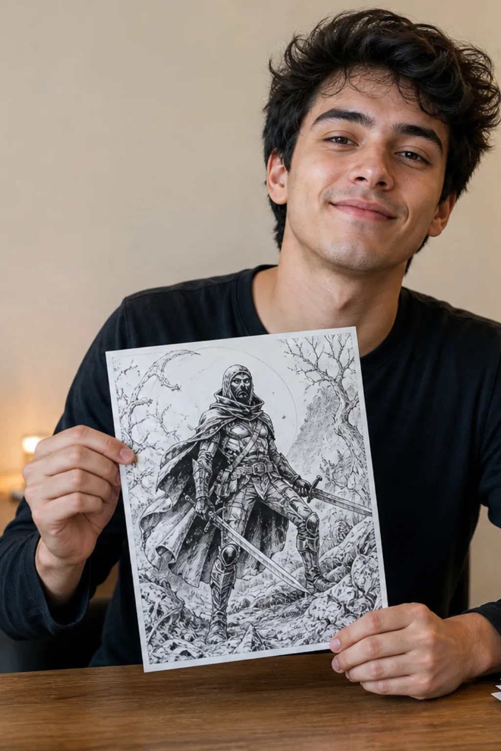 desenhos de The Witcher para colorir - 1