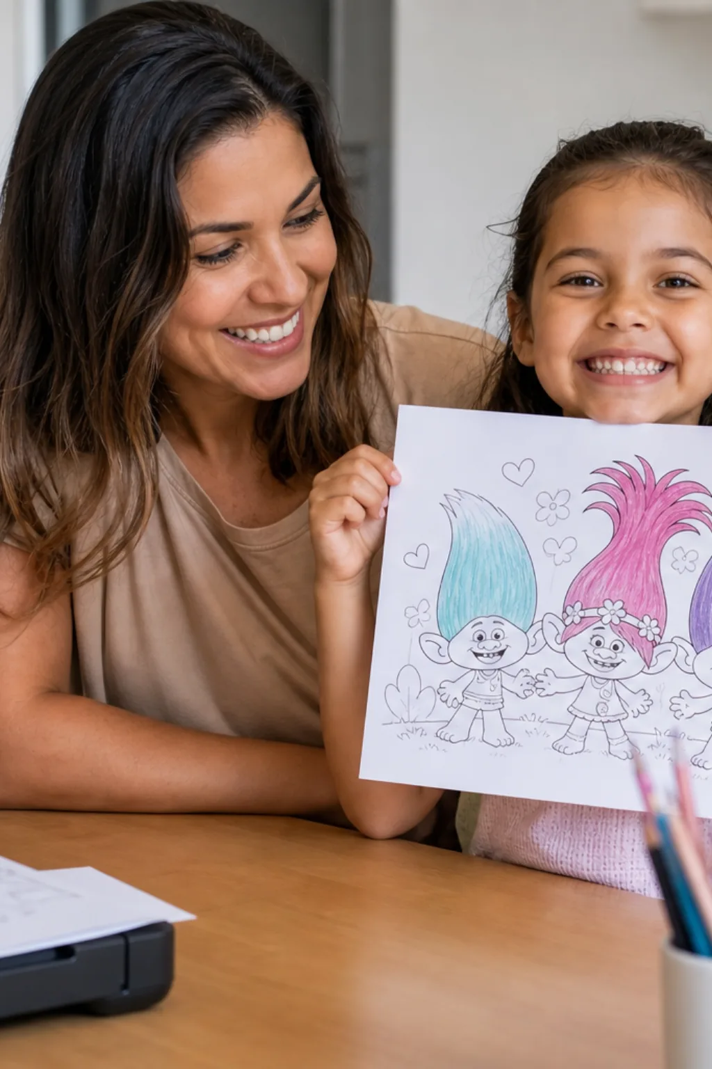 desenho dos trolls para colorir - 1