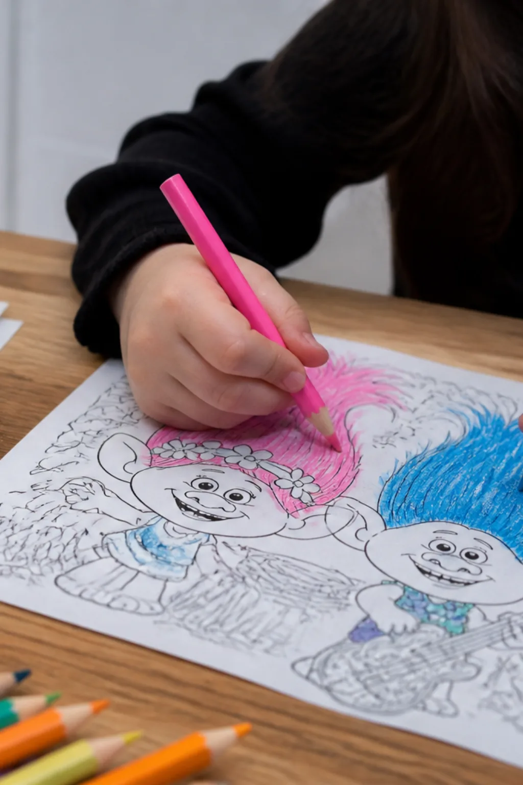 desenho dos trolls para colorir - 2