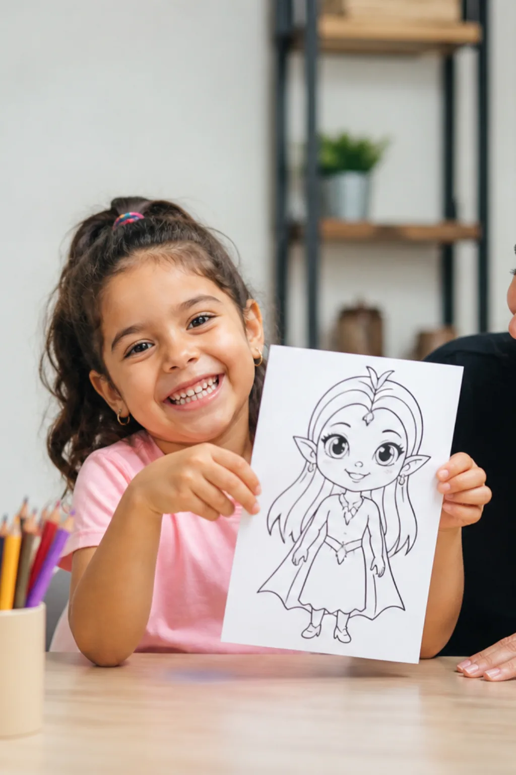 desenhos da Vampirina para colorir — exemplo criado na Desenhos pra Colorir