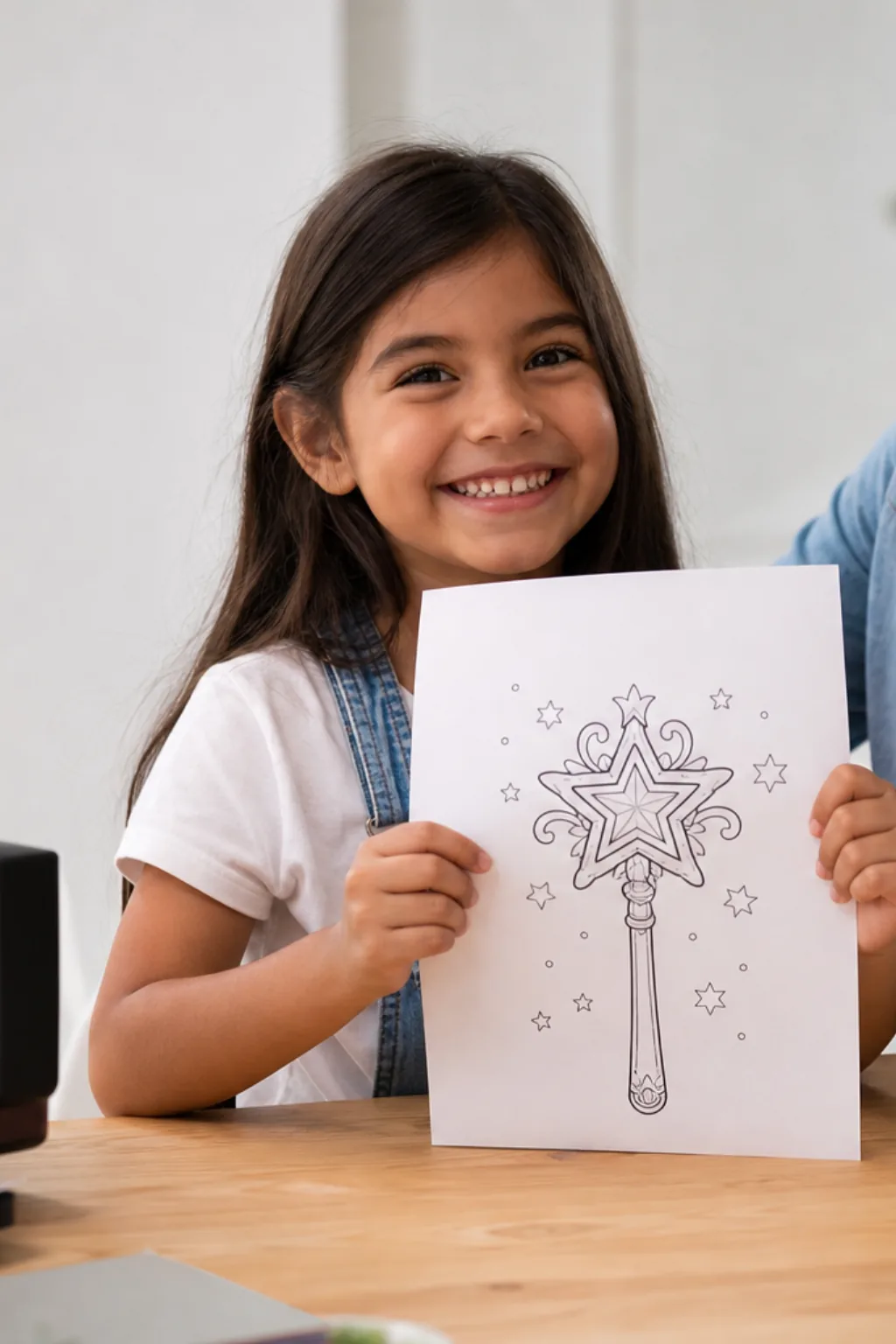 desenhos de varinha mágica para colorir - 1