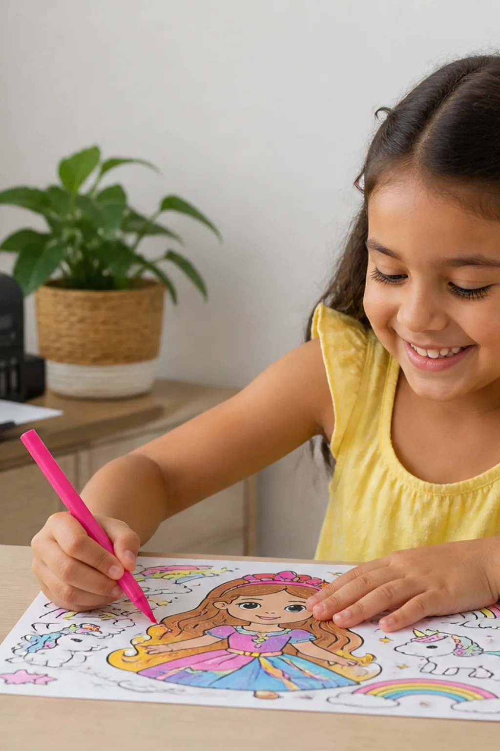 desenhos de Vera e o Reino do Arco-Íris para colorir - 1