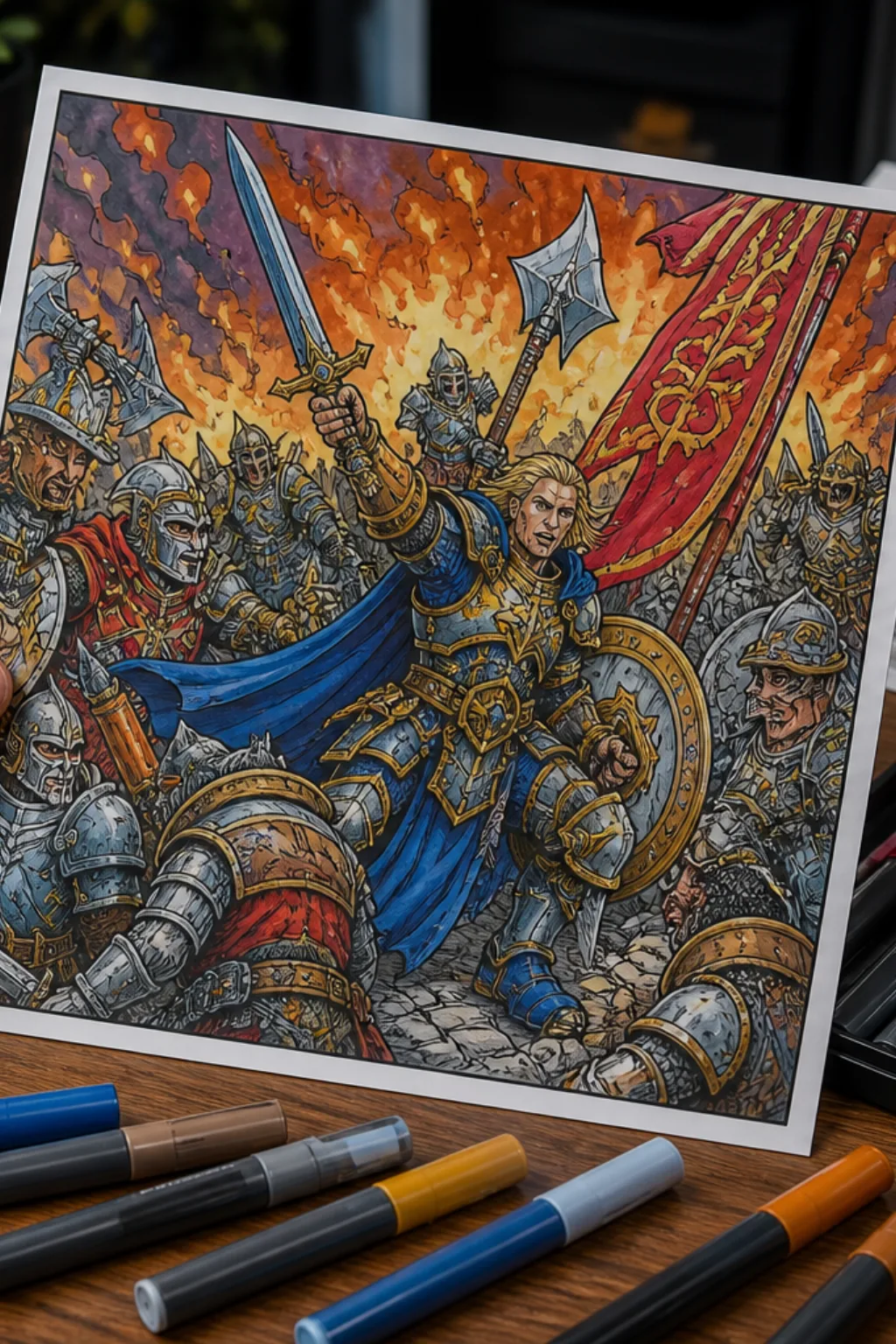 desenhos de Warhammer para colorir - 2