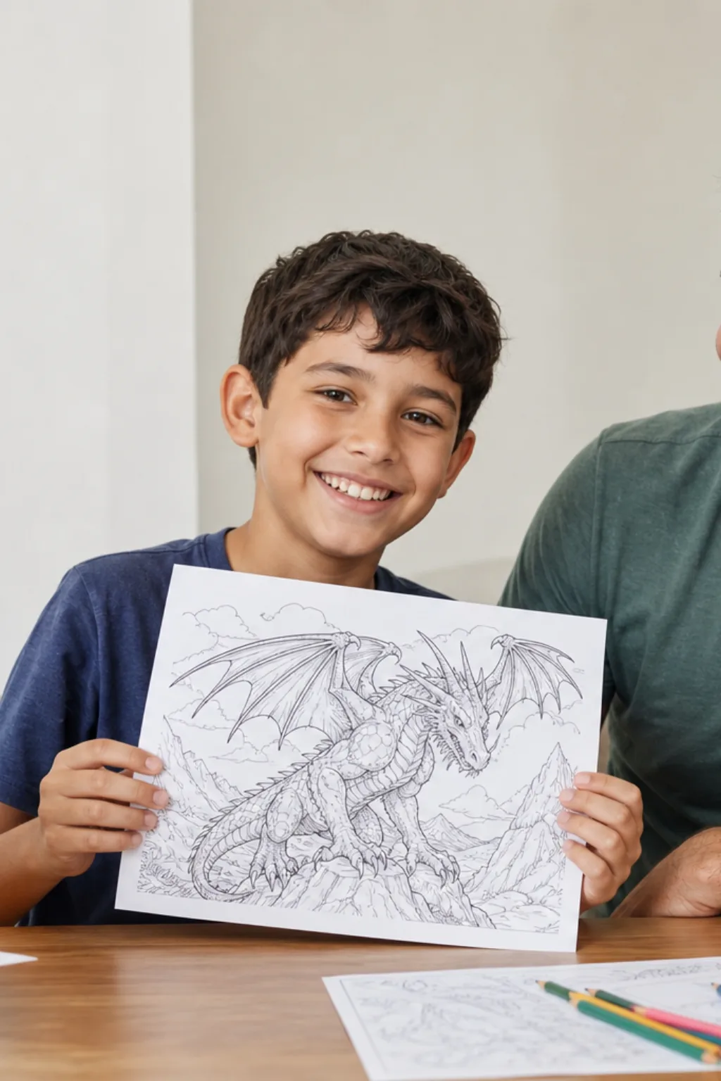 desenhos de Wings of Fire para colorir — exemplo criado na Desenhos pra Colorir