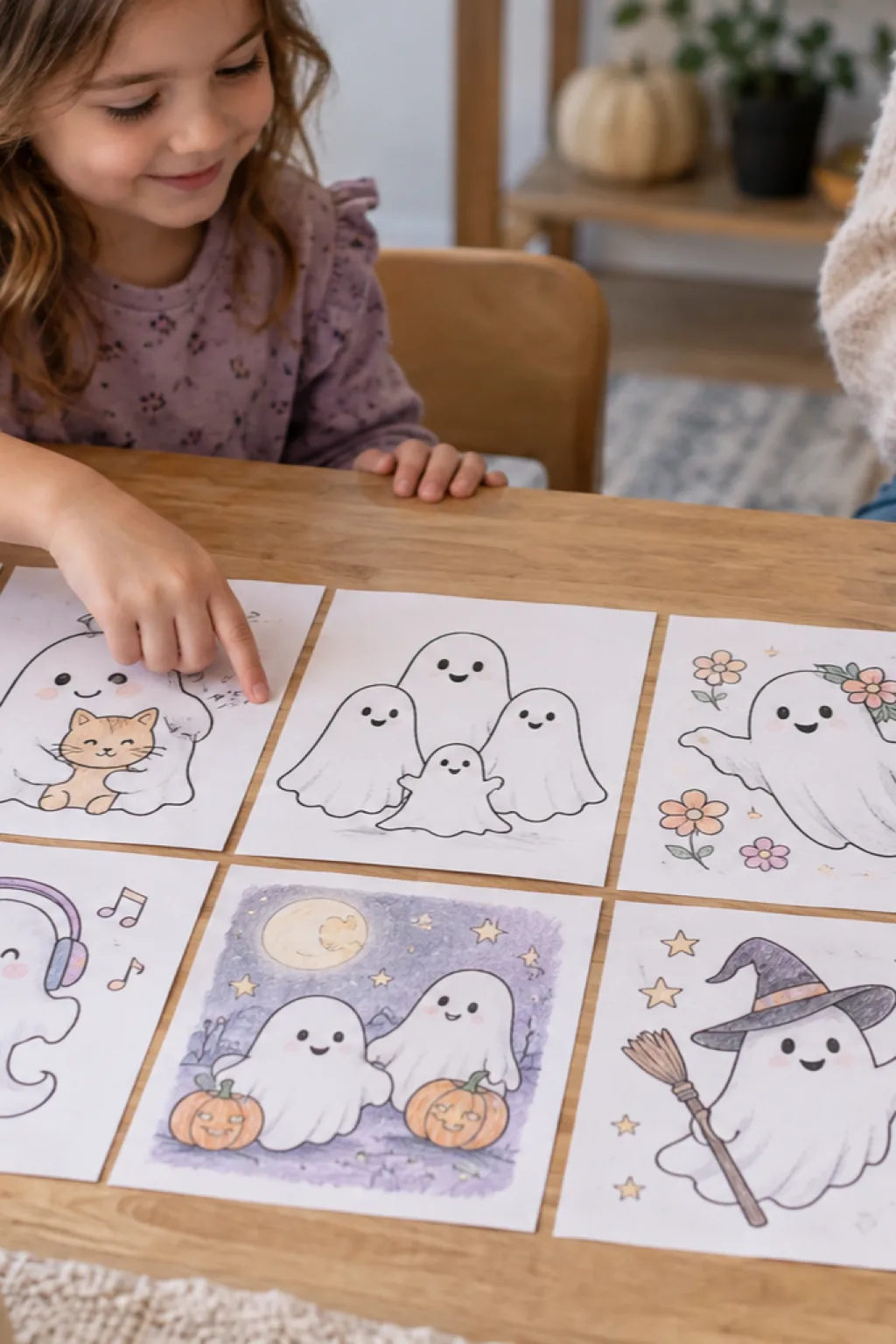 Desenhos de Fantasmas para Colorir - Depois