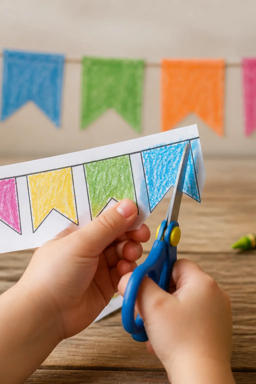 desenhos de bandeirinhas de festa junina para colorir - 2