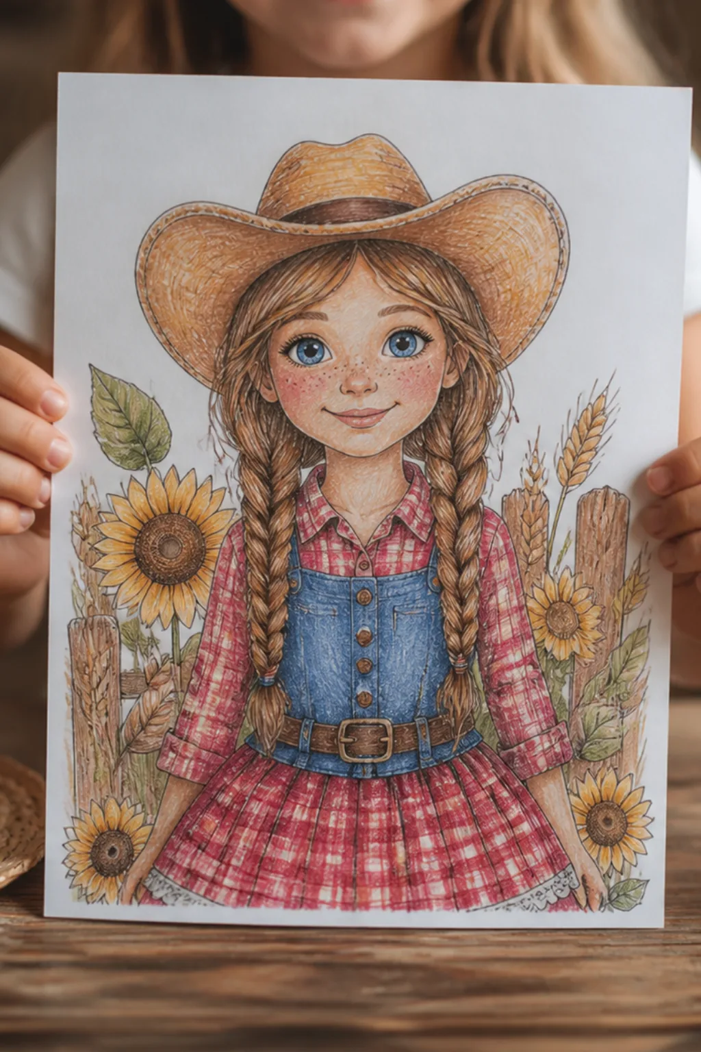 desenhos de menina caipira para colorir - 2