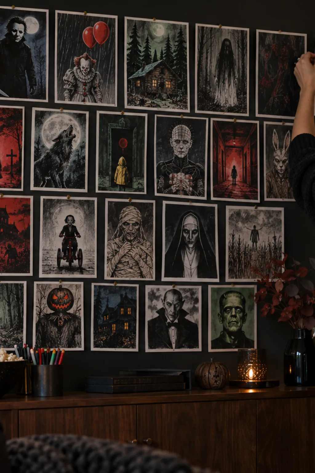 Desenhos de Filmes de Terror para Colorir - Depois