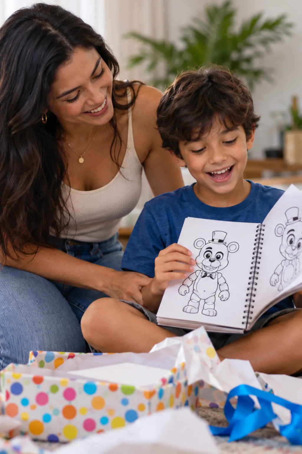 desenhos do Freddy Fazbear para colorir — exemplo criado na Desenhos pra Colorir