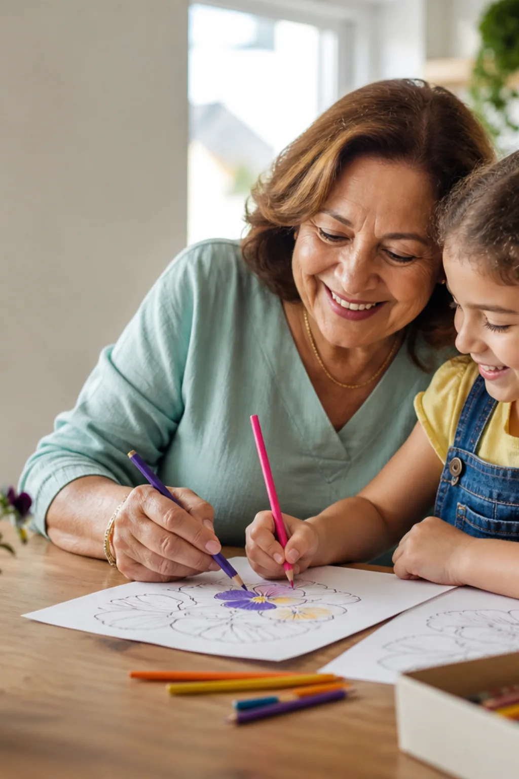 desenhos de amores-perfeitos para colorir - 1