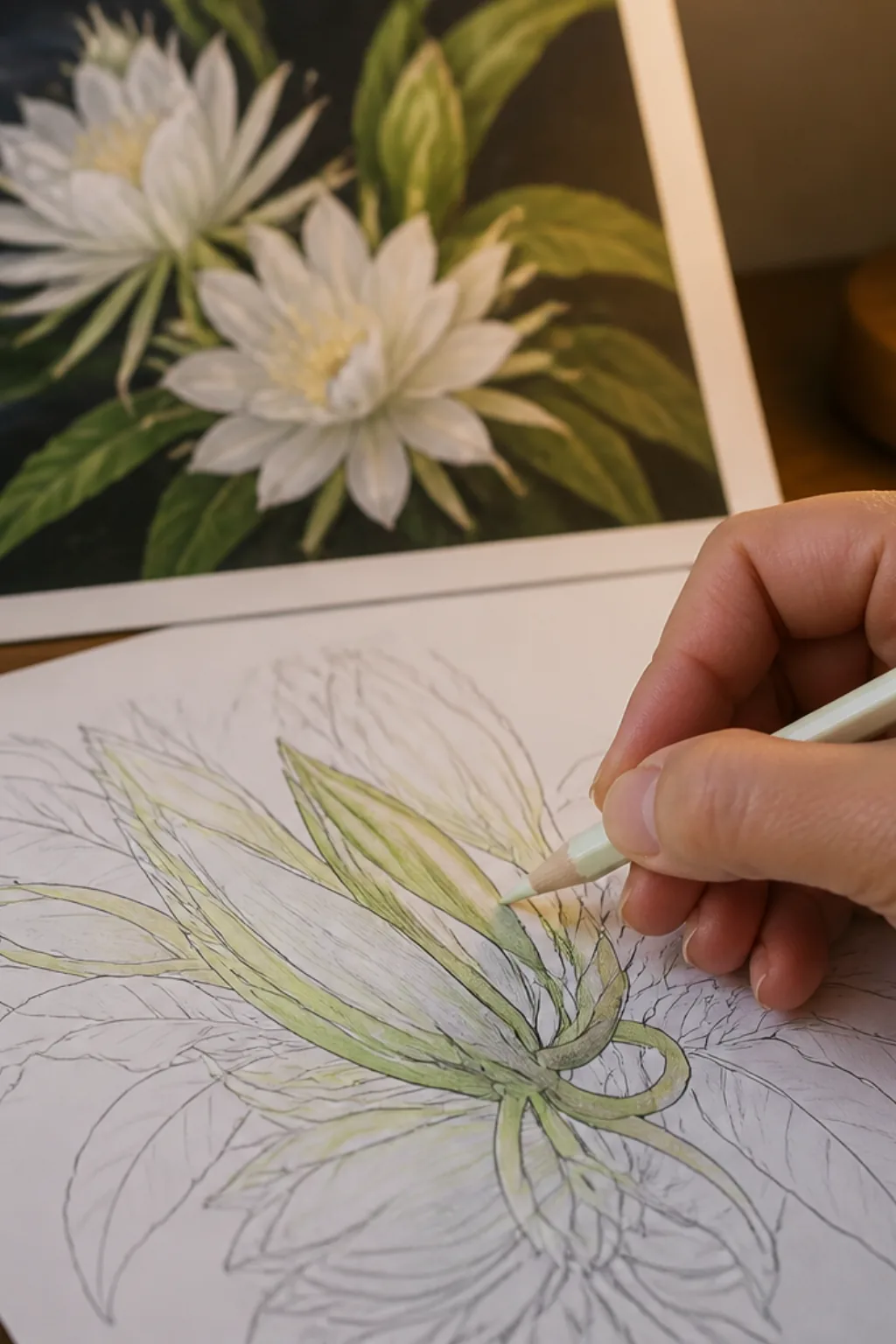 desenhos de damas-da-noite para colorir - 2
