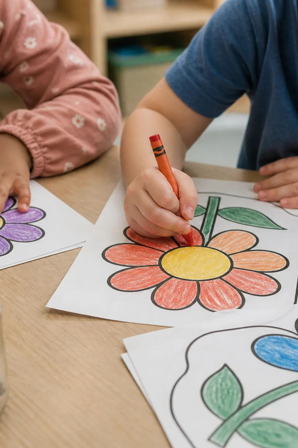 desenhos de flores para colorir para educação infantil - 2