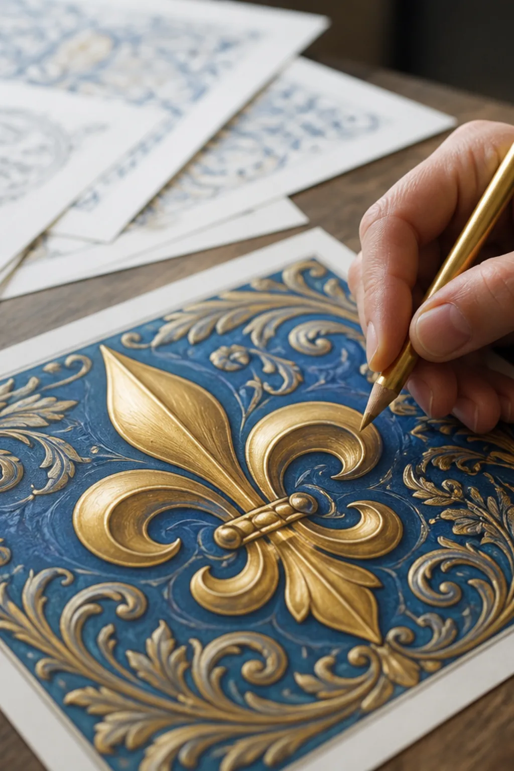 desenhos de flores-de-lis para colorir - 2