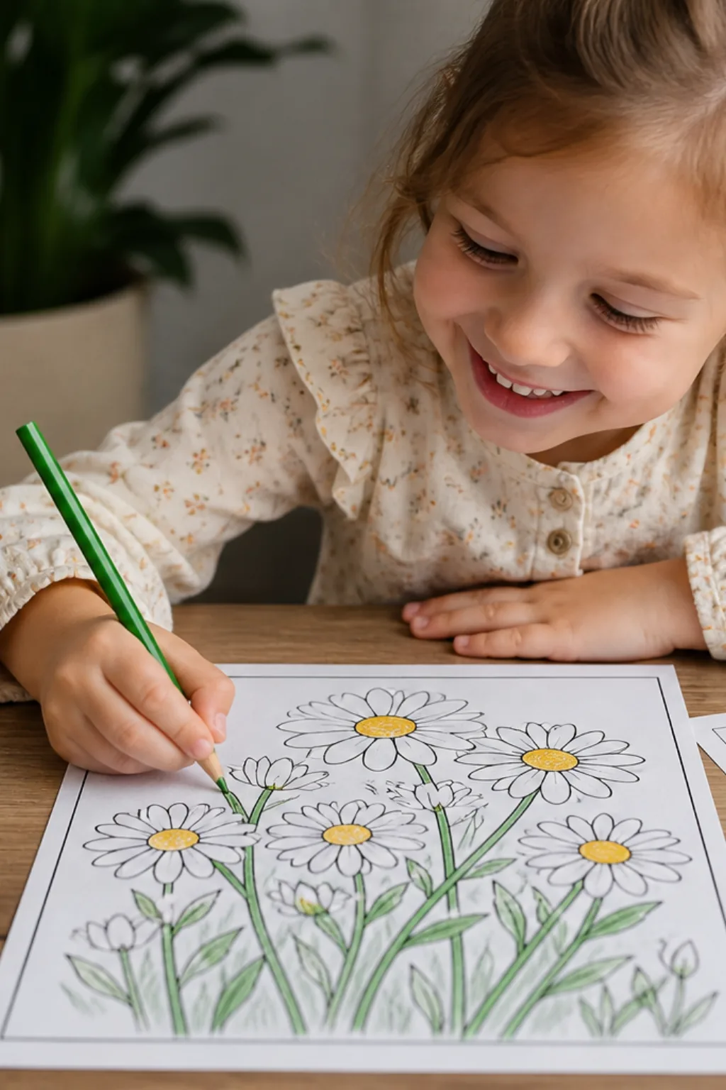 desenhos de margaridas para colorir - 2