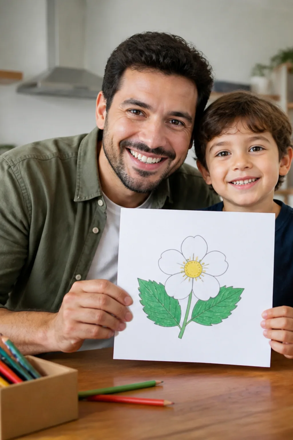 desenhos de flor de morango para colorir - 1