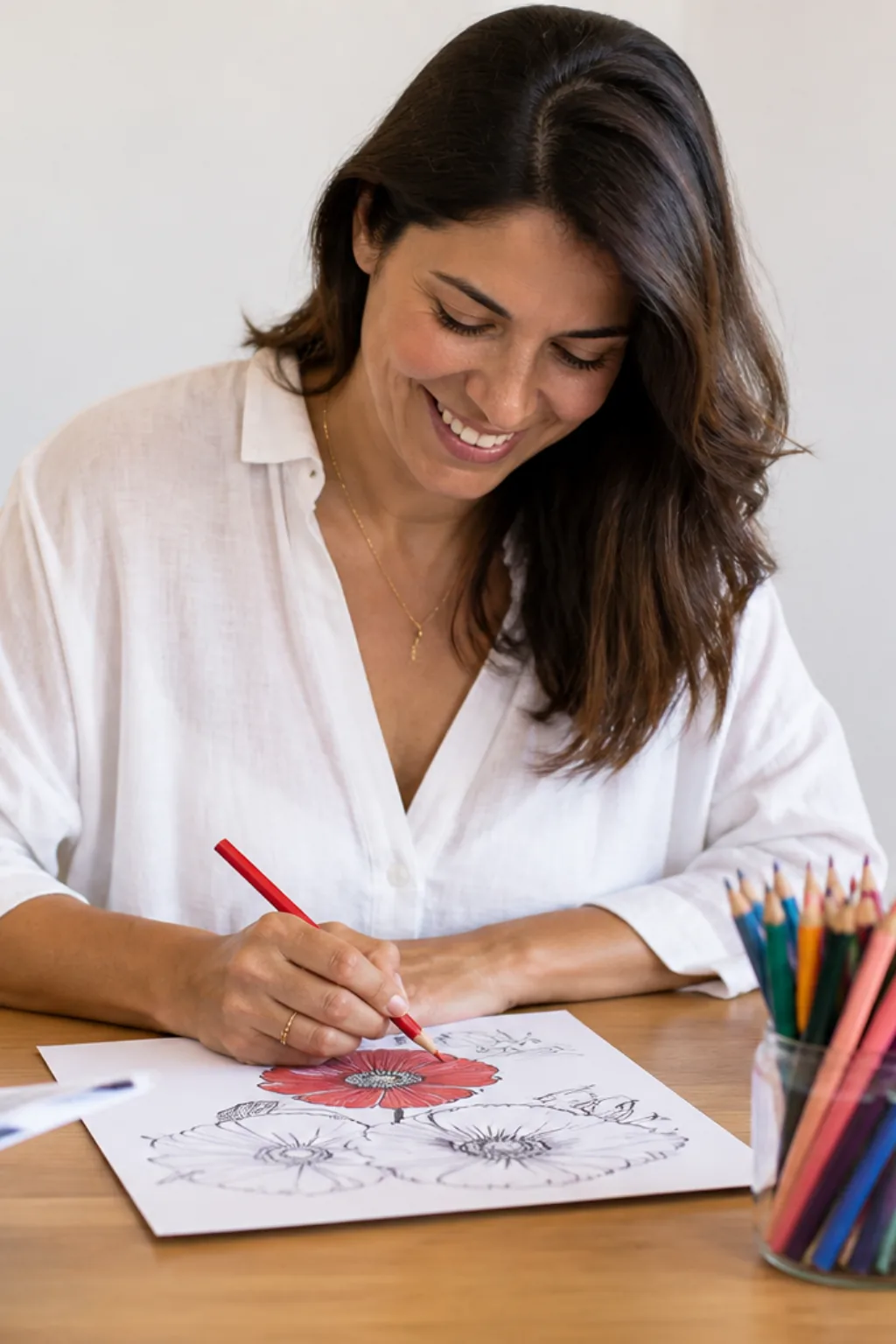 desenhos de papoulas para colorir - 1