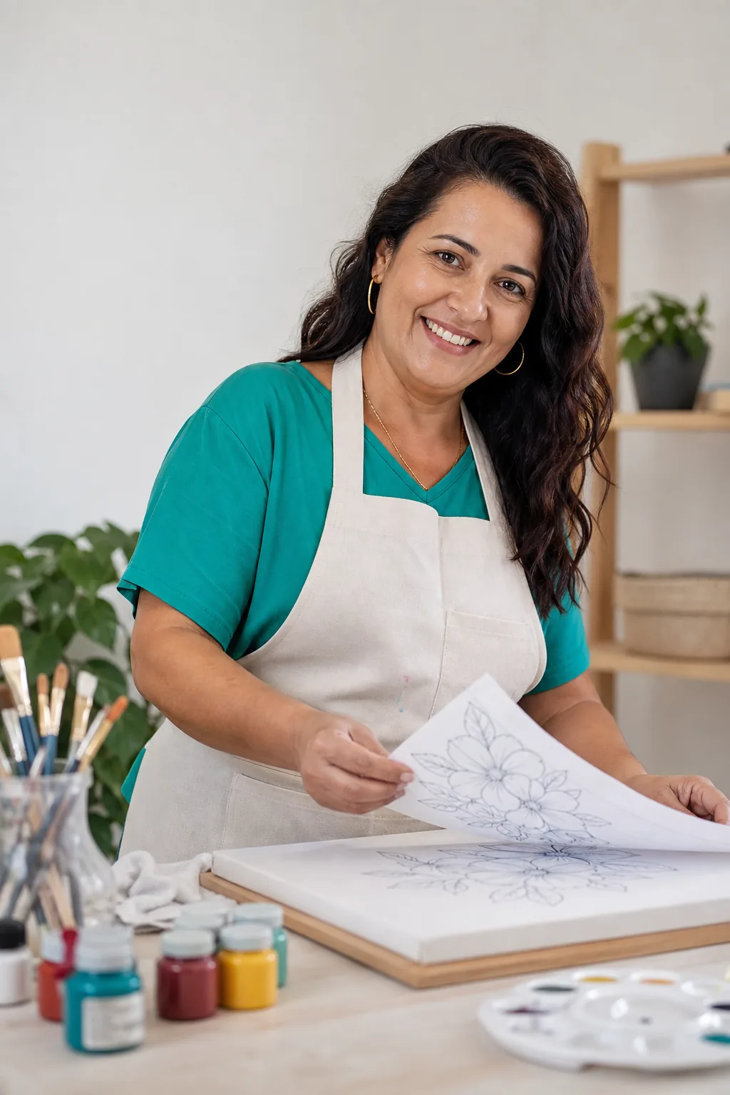 desenhos de flores para pintar em tecido - 1