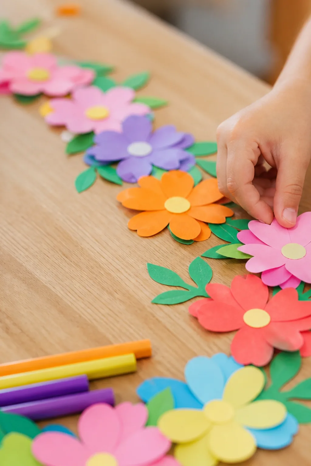 desenhos de flores para colorir e recortar - 2