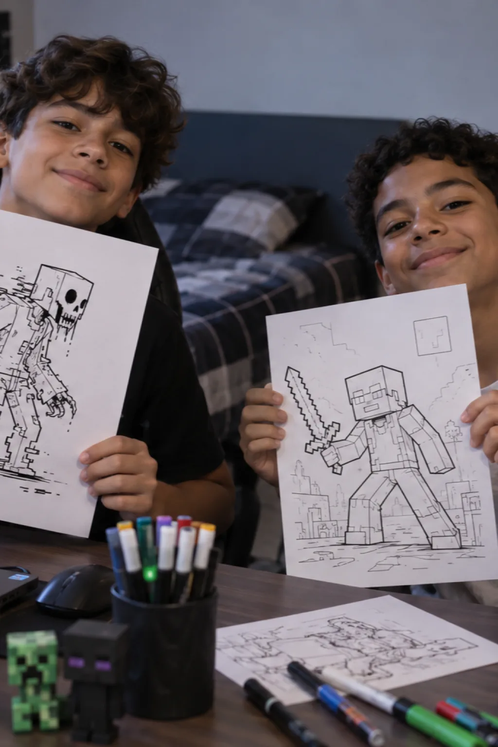 desenhos para colorir — exemplo criado na Desenhos pra Colorir