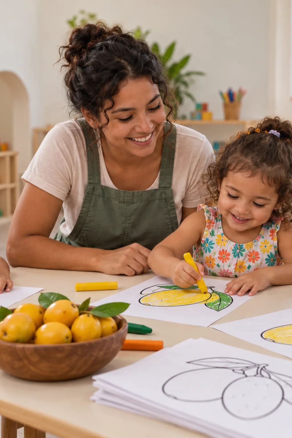 desenhos de cajá para colorir — exemplo criado na Desenhos pra Colorir