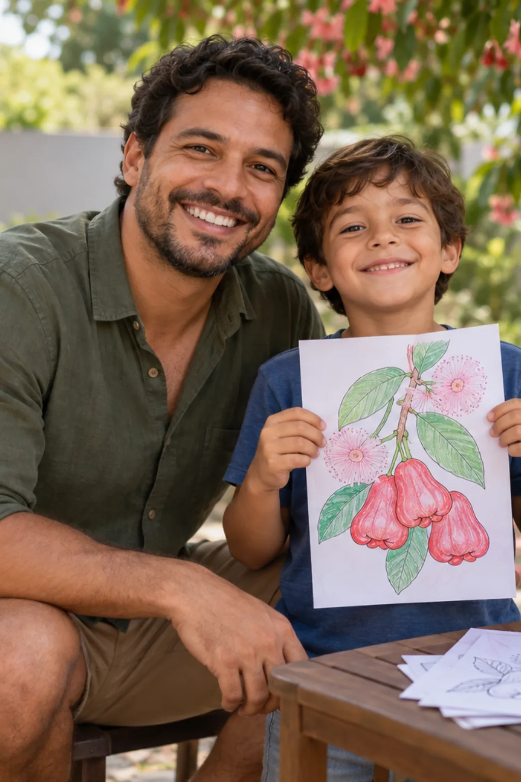desenhos de jambo para colorir — exemplo criado na Desenhos pra Colorir